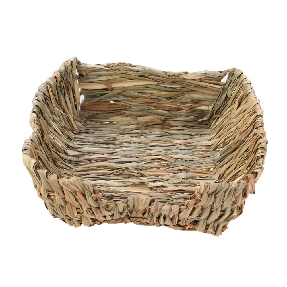 HAPINARY Woven Straw Grass Bed for Small Pets, Hamster Nest