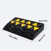 Generic Rubber Curb Ramp, Non-Slip Threshold Ramp, 50 x 28 x 8 cm view 2