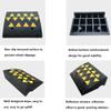 Generic Rubber Curb Ramp, Non-Slip Threshold Ramp, 50 x 28 x 8 cm view 3