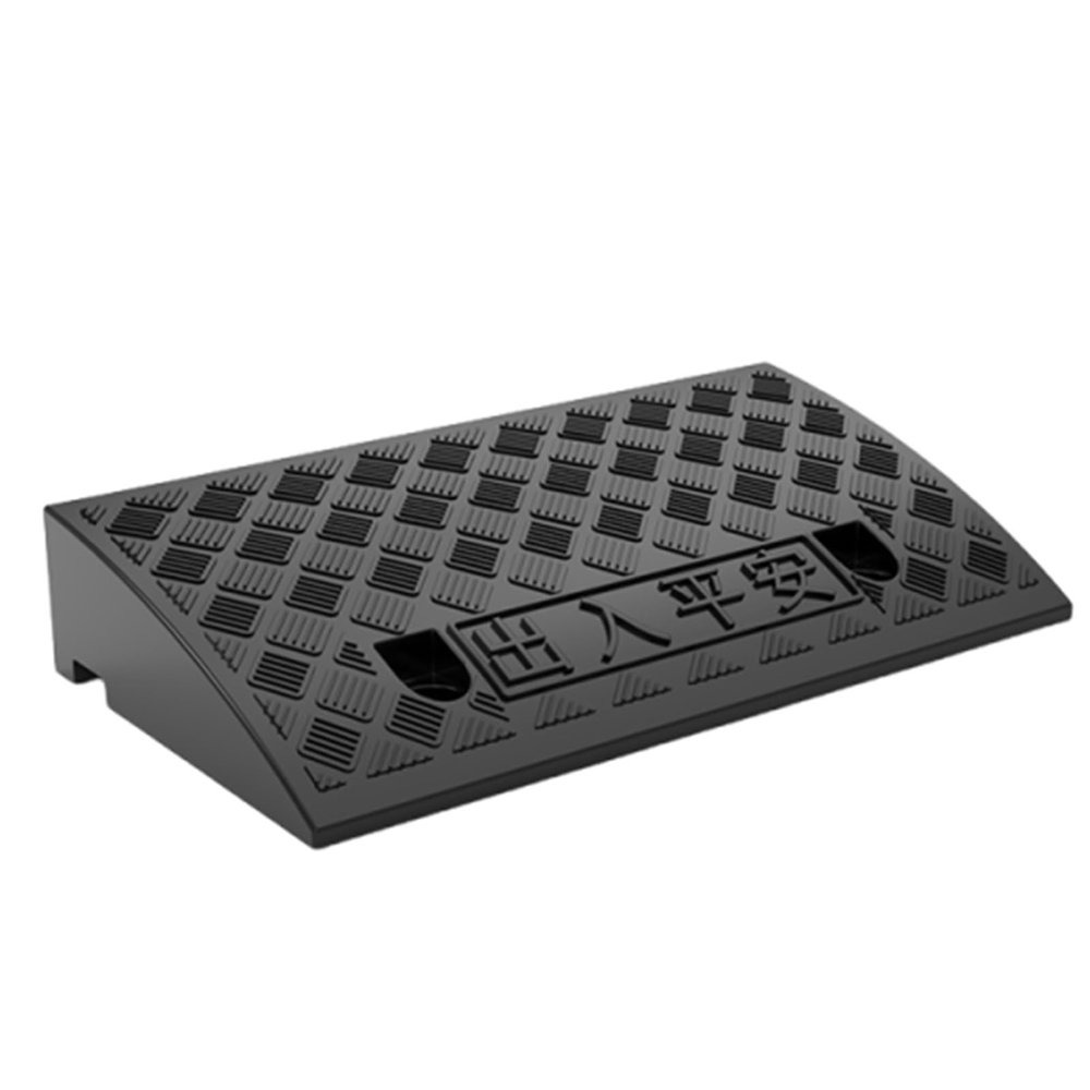 Portable Plastic Curb Ramp, Black, 50 x 37 x 16 cm