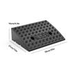 Portable Plastic Curb Ramp, Black, 50 x 37 x 16 cm view 4