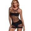 Women's Sexy Lingerie Bodysuit Set (Black, 8944B) view 1