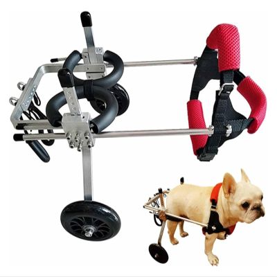 HEIDOUOZ Dog Wheelchair, 2-Wheel Cart for Dogs with Hind-Leg Disabilities, Size XS LW