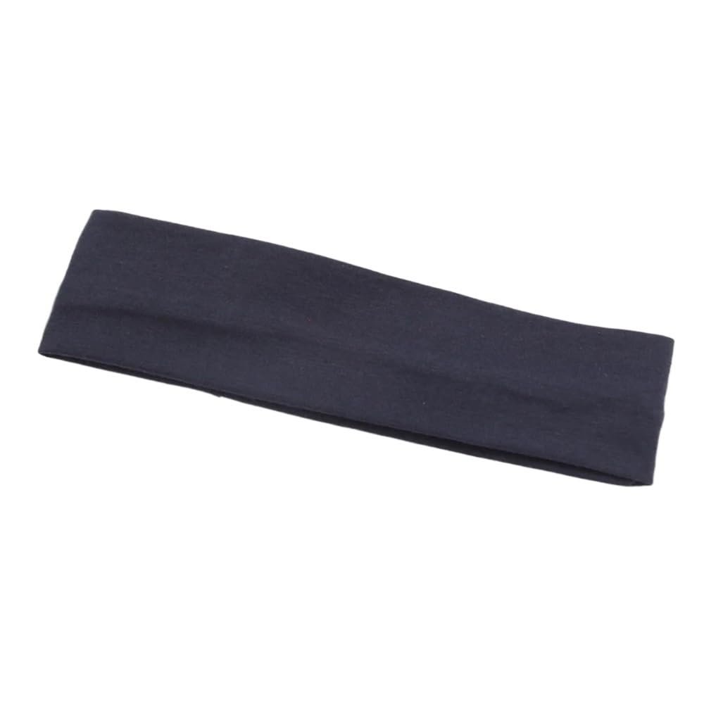 UYFRD Elastic Cotton Headband, Fashionable Headband for Women and Men, Running, Fitness, Yoga, Makeup, Blue