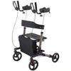 Deluxe Lightweight Folding Rollator Walker with 4 Wheels view 1