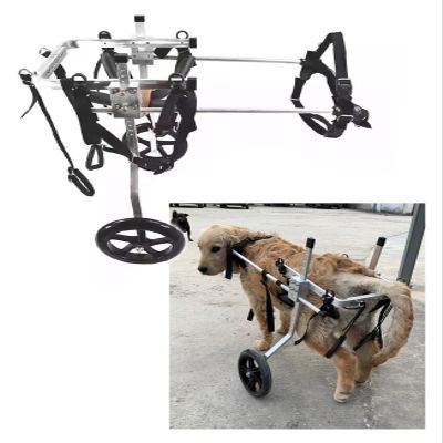 HEIDOUOZ Dog Wheelchair for Rear-Leg Support, Medium