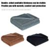 Waterproof Love Blanket for Bedtime, Double Flannel Cotton and Sherpa, Black XS (20 x ...) view 3