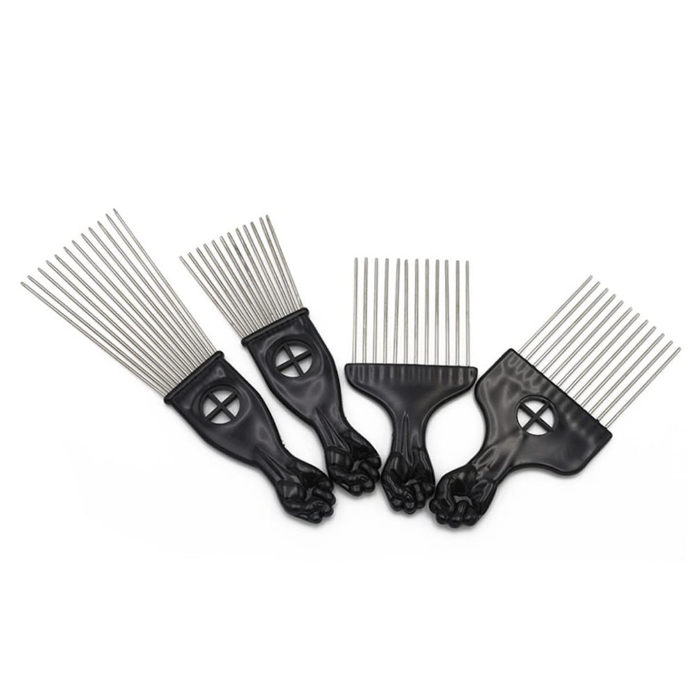 K1 Rake Comb for Detangling and Styling, ABS and Aluminum