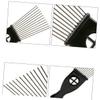 K1 Rake Comb for Detangling and Styling, ABS and Aluminum view 4