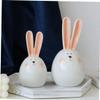 PRETYZOOM Ceramic Rabbit Ornament view 3