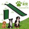 YRHome Foldable Dog Car Ramp, 156 x 40 cm, Non-Slip, 90 kg, Green view 2