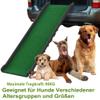 YRHome Foldable Dog Car Ramp, 156 x 40 cm, Non-Slip, 90 kg, Green view 3