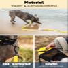 lionto Weather-Resistant 10 m Training Lead with 360° Safety Carabiner, Bag & Padded Handle, Yellow view 3