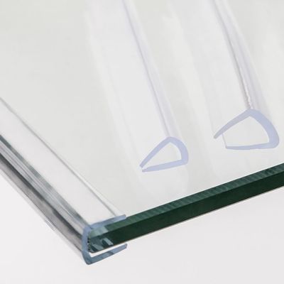 YCBTPS U-Profile Silicone Edge Guard, 2 m, Transparent, 6–7 mm Width