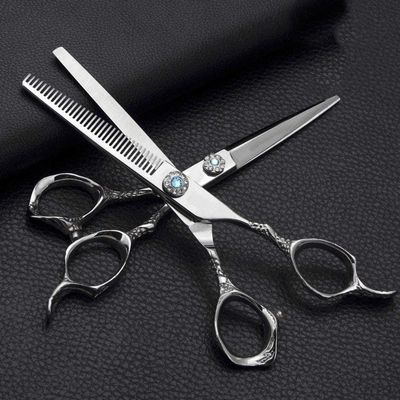6-Inch Hairdressing Scissors Set with Cutting and Thinning Shears