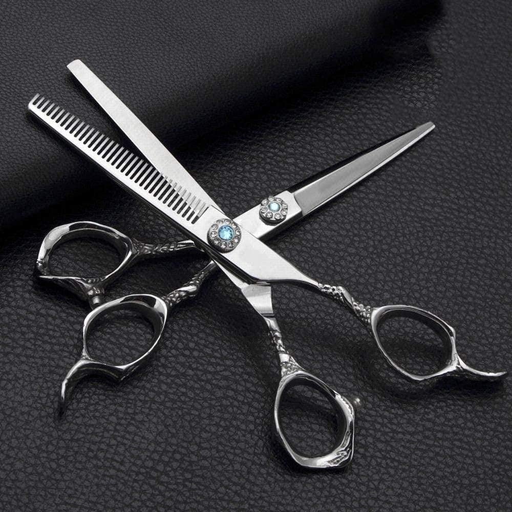 6-Inch Hairdressing Scissors Set with Cutting and Thinning Shears