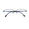 JIETIAN Men's Pure Titanium Blue-Light-Blocking Reading Glasses, Black, +1.0 view 1