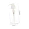 FOMIYES 3-Pack 450 ml Refillable PETG Pump Bottles view 2