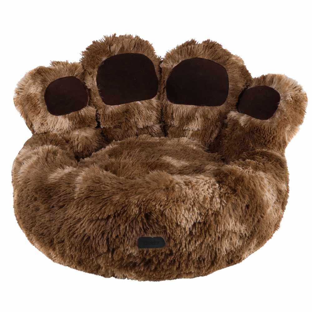 Nobby Round Comfort Bed Paw, Brown, 75 x 21 cm / 42 cm