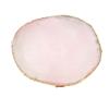 Resin Nail Art Palette, Professional Color Mixing Palette for DIY Manicures, Gold Rim for Mixing Nail Art Colors view 2