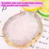 Resin Nail Art Palette, Professional Color Mixing Palette for DIY Manicures, Gold Rim for Mixing Nail Art Colors view 4