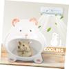 Yardwe Ceramic Pet Nest for Small Animals, Cooling White Ceramic Hamster House view 2