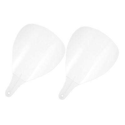 2-Piece Transparent PP Face Shields for Hair Styling
