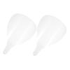 2-Piece Transparent PP Face Shields for Hair Styling view 1