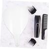 2-Piece Transparent PP Face Shields for Hair Styling view 4
