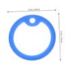 YARNOW 8-Pack Blue Silicone Dog Tag Covers view 2