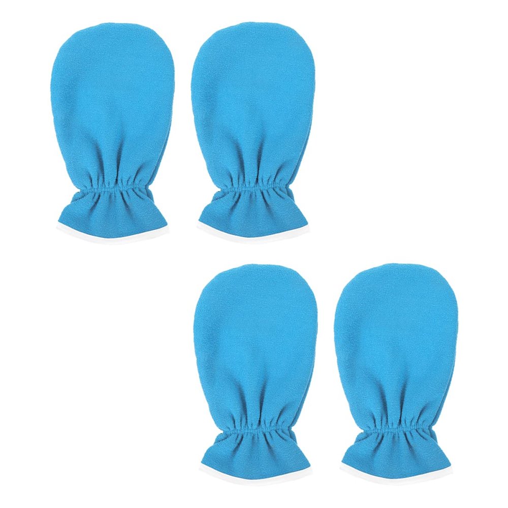 Paraffin Bath Mitts, 2 Pairs, Polyester and Flannel