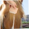 Metal Horse Grooming Brush for Removing Hair and Mud view 4