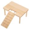 Wooden Hamster Platform with Ramp view 1