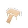 Wooden Hamster Platform with Ramp view 2