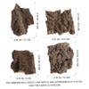 4-Piece Reptile Cork Bark Decoration view 2