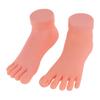 Toe Model for Nail Art Practice, Silicone Gel, 2 Pieces view 1
