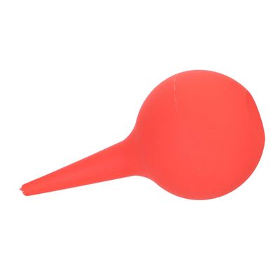 Red Rubber Ear Cleaning Bulb with Secure Grip