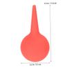 Red Rubber Ear Cleaning Bulb with Secure Grip view 2