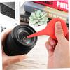 Red Rubber Ear Cleaning Bulb with Secure Grip view 4