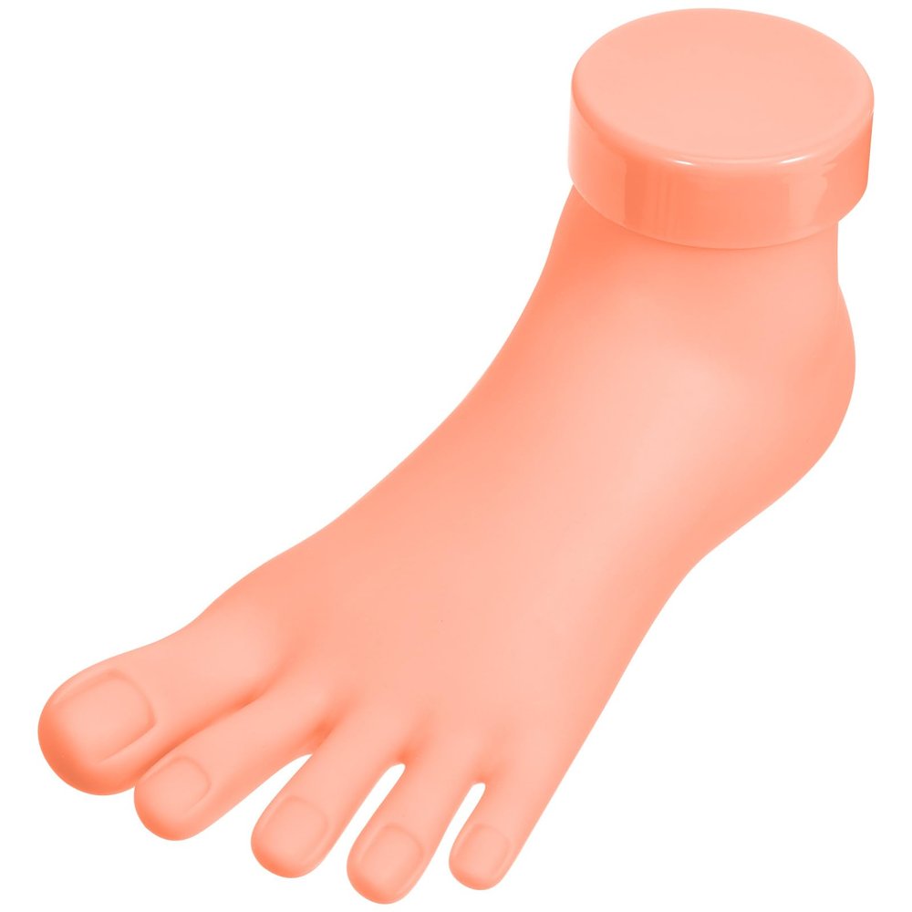 Pink Rubber Nail Art Practice Finger Model for Beginners