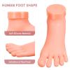 Pink Rubber Nail Art Practice Finger Model for Beginners view 4