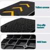 QSPNVFB Rubber Curb Ramp, Portable Threshold Ramp, 50 × 80 × 18 cm view 4