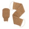 TOVINANNA Long Body Exfoliating Towels, Polyester and Linen, Skin-Friendly, for Shower and Back, 2 Pieces view 1