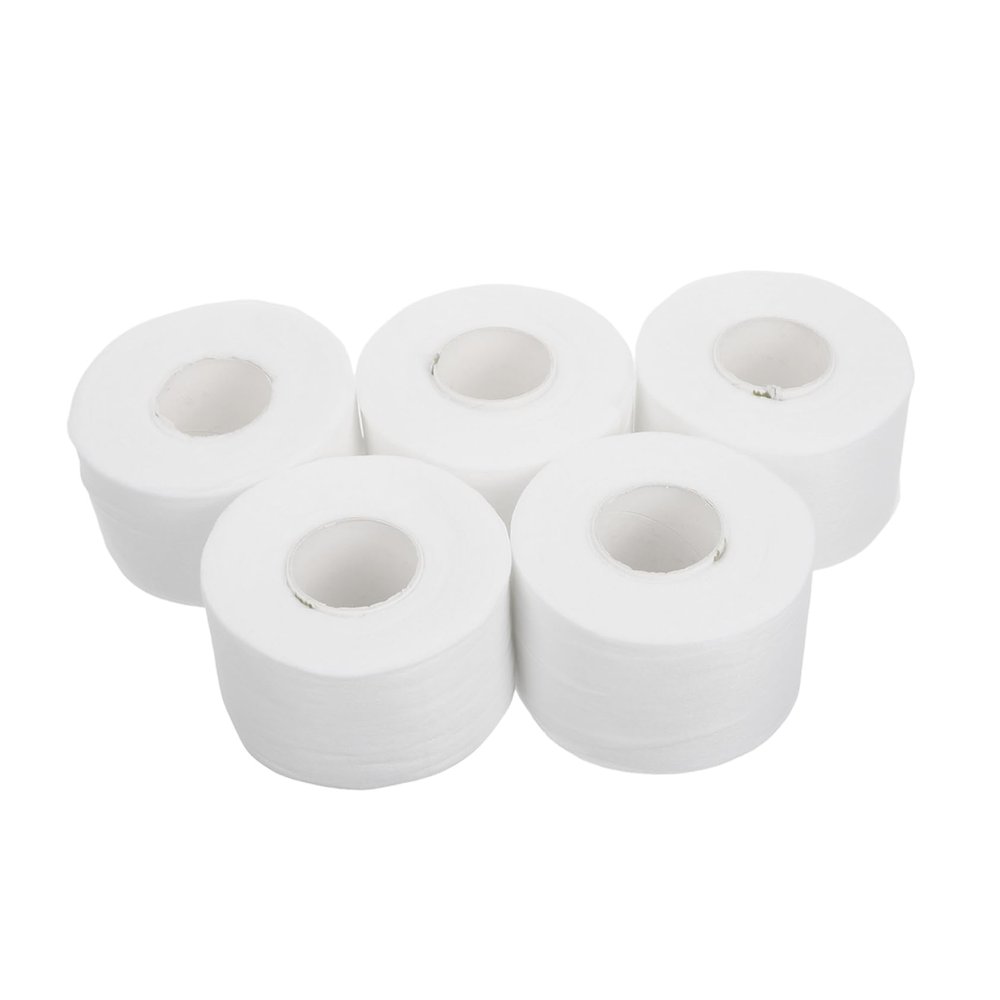 5-Pack Disposable Paper Neck Strips, White, Cotton