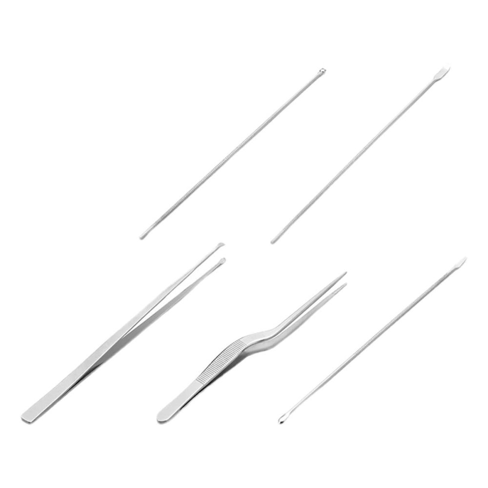 TOVINANNA Earwax Remover, 5-Piece Stainless Steel Ear Cleaning Tool Set