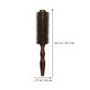 FOMIYES Hair Styling Comb with Rolling Function, Wood and Nylon Bristle Curling Brush for Scalp Massage view 4