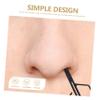 TOVINANNA 2-Piece Stainless Steel Nose Hair Scissors, Manual Trimmer for Precise Nose and Facial Hair Trimming, Easy to Clean view 3