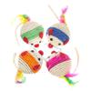 Happyyami 4-Piece Cat Toys, Interactive Mouse Toys for Indoor Cats and Kittens view 1