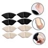 NULYLU 4-Pair Adhesive Heel Protectors for High Heels, Anti-Slip, Breathable, Skin-Tone view 3