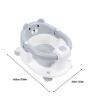 Baby Bath Seat, Non-Slip Sit-Up Bath Chair, Gray view 2